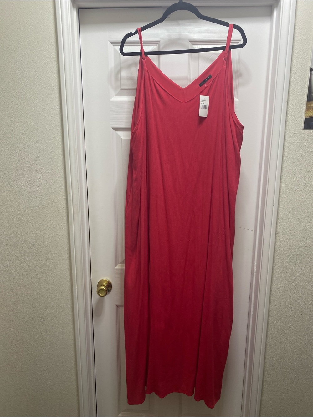 West Kei Red Maxi Slip Dress